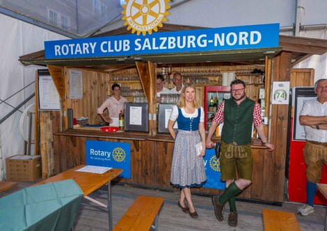 Rotary Salzburg Stand am Salzburger Rupertikirtag | © Christoph Haid