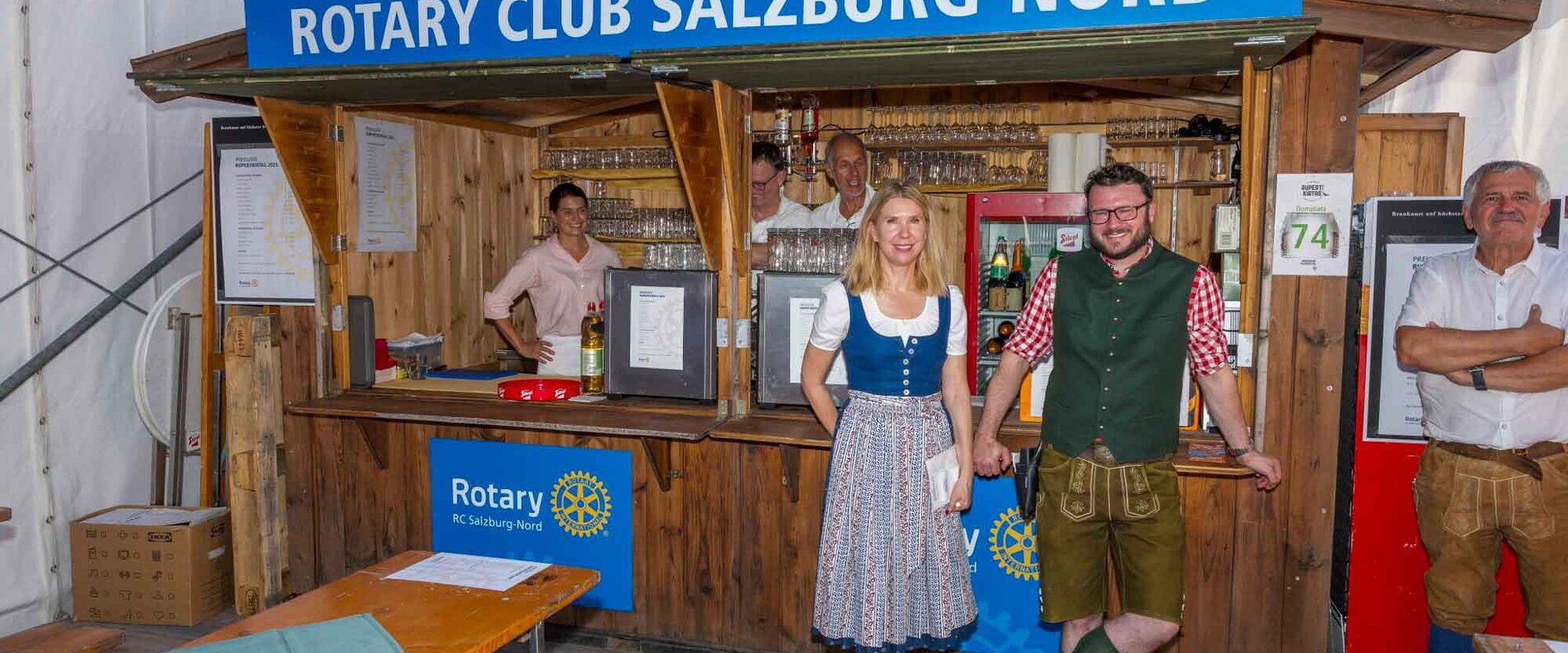 Rotary Salzburg Stand am Salzburger Rupertikirtag | © Christoph Haid