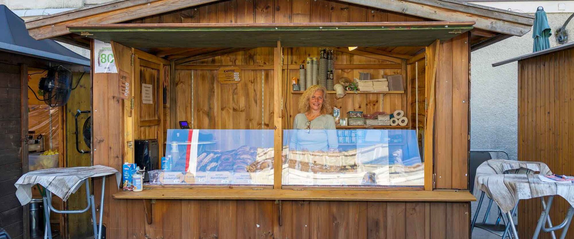 Brauchtumsgebäck Schneeweis Stand am Salzburger Rupertikirtag | © Christoph Haid
