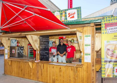 MUS Stand am Salzburger Rupertikirtag | © Christoph Haid