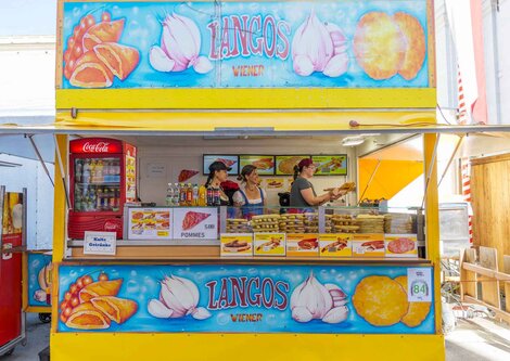 Langos Stand am Salzburger Rupertikirtag | © Christoph Haid