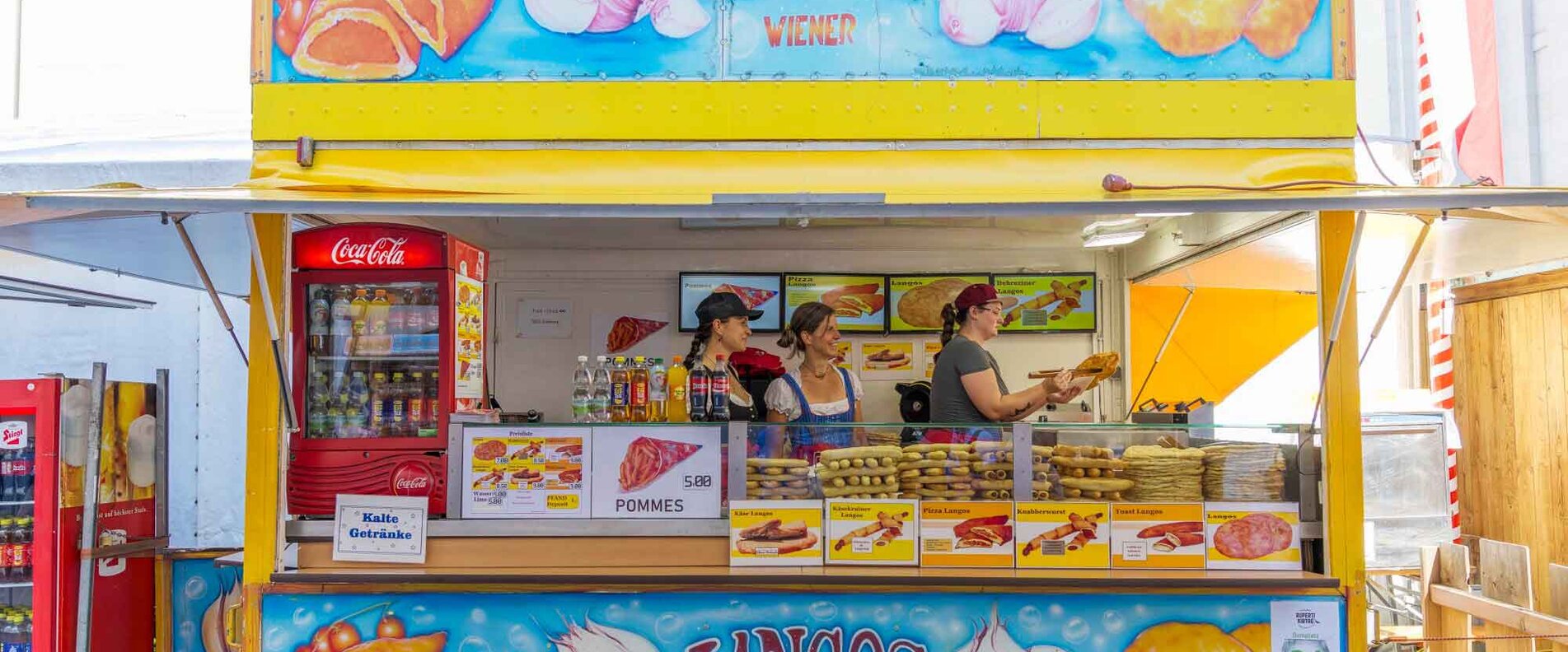 Langos Stand am Salzburger Rupertikirtag | © Christoph Haid