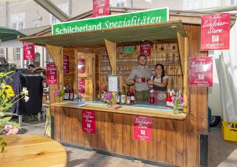 Steirische Spezialitäten Stand am Salzburger Rupertikirtag | © Christoph Haid